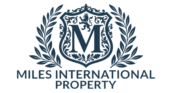 Miles International Property mavi logo